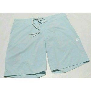 Reel Legends Mens Board Shorts Swim Trunks UPF30 38  (M) Light Blue